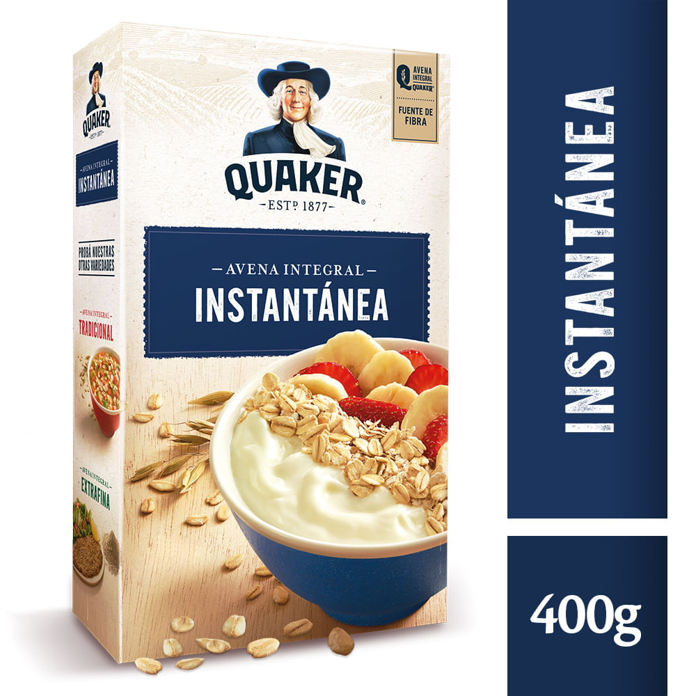 Avena instantánea QUAKER 400 g - devotoweb