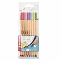 Marcador-STABILO-point-88-8-unidades-colores-nuevos