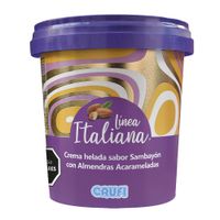 Helado-CRUFI-Linea-Italiana-sambayon-con-almendras-300-g