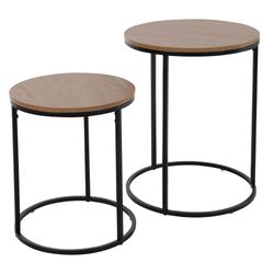 Set-de-mesas-bajas-en-madera-y-metal