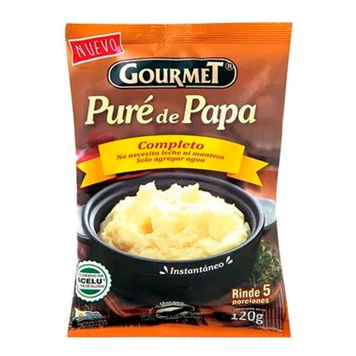 Puré de papas GOURMET clásico 120 g - devotoweb