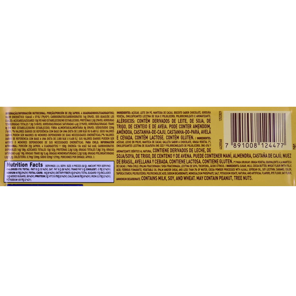Chocolate GAROTO Negresco 80 g devotoweb