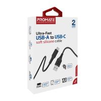 Cable-usb-a-usb-c-12-metros-PROMATE-Powerlink-ac120-negro