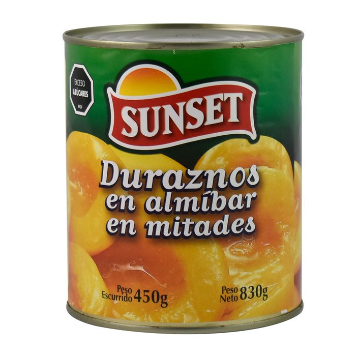 Duraznos-en-almibar-SUNSET-820-g Duraznos-en-almibar-SUNSET-820-g