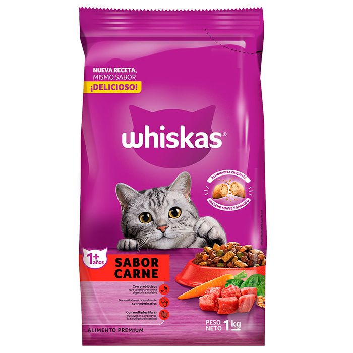 Alimento-para-gatos-WHISKAS-Carne-1-kg Alimento-para-gatos-WHISKAS-Carne-1-kg