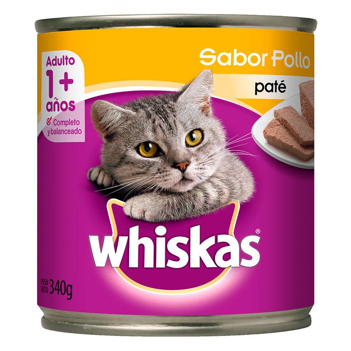 Alimento-para-gatos-WHISKAS-Pollo-la.-340-g Alimento-para-gatos-WHISKAS-Pollo-la.-340-g