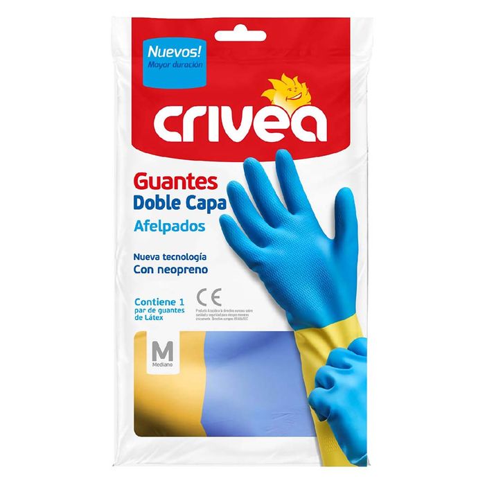 Guante-bicolor-afelpado-CRIVEA-talle-M Guante-bicolor-afelpado-CRIVEA-talle-M