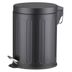 Papelera-con-pedal-5-L-redonda-HOME-negra-26x205x28-cm