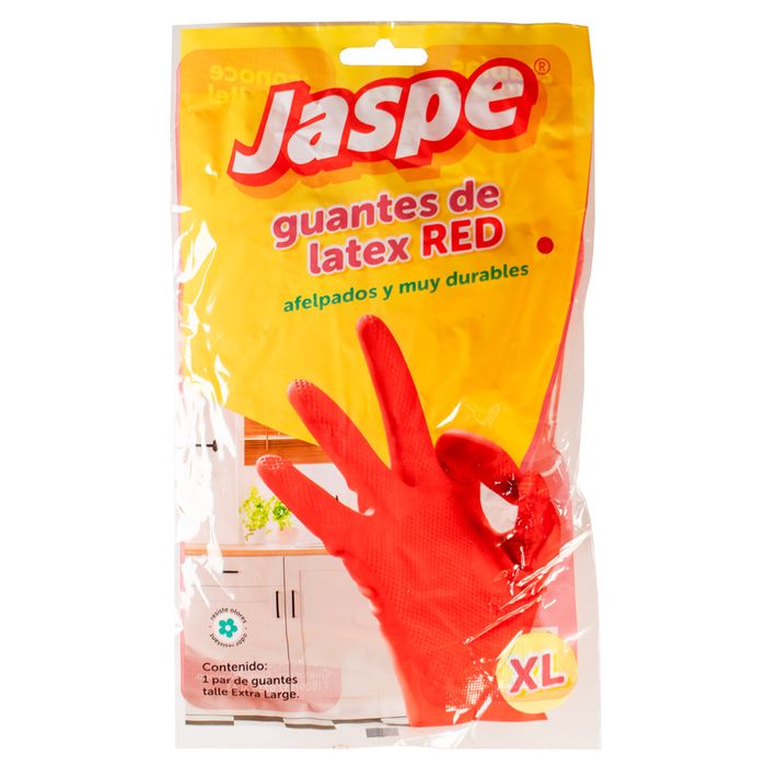 Guante-latex-JASPE-rojo-extra-grande