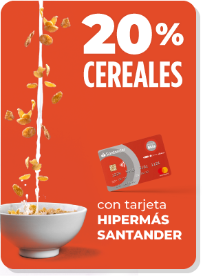 HIPERMAS SANTANDER 20% CEREALES -------------------------------------coleccion