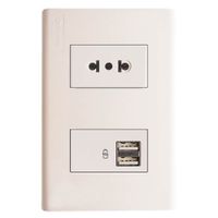 Plaqueta-CONATEL-Duomo-toma-con-tierra---USB-2-Bocas