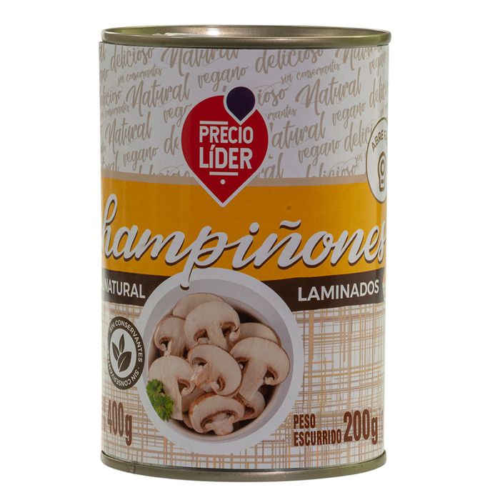 Champiñon-laminado-PRECIO-LIDER-400-g Champiñon-laminado-PRECIO-LIDER-400-g