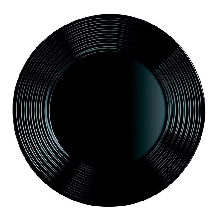 Plato-postre-19-cm-Harena-negro-vidrio