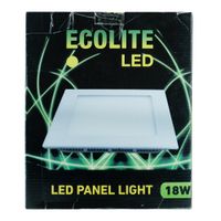 Luminaria-ECOLITE-LED-cuadrada-de-embutir-18W