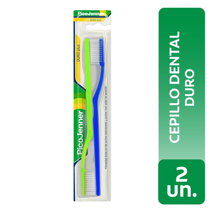 2-Cepillos-Dental-PICO-JENNER-Duro-5-un. 2-Cepillos-Dental-PICO-JENNER-Duro-5-un.