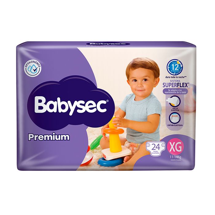 Pañal-Babysec-premium-XG-24-un.