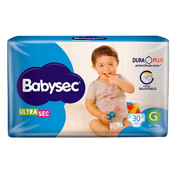 Pañal-Babysec-ultra-mega-G-30-un. Pañal-Babysec-ultra-mega-G-30-un.