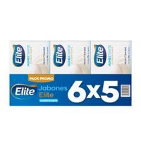 Pack-6x5-jabon-de-tocador-ELITE-humectante-90-g