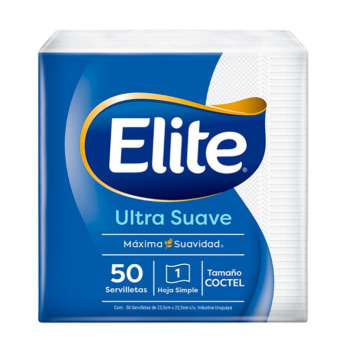 Servilleta-ELITE-coctel-blanca-22x24-cm-50-un. Servilleta-ELITE-coctel-blanca-22x24-cm-50-un.