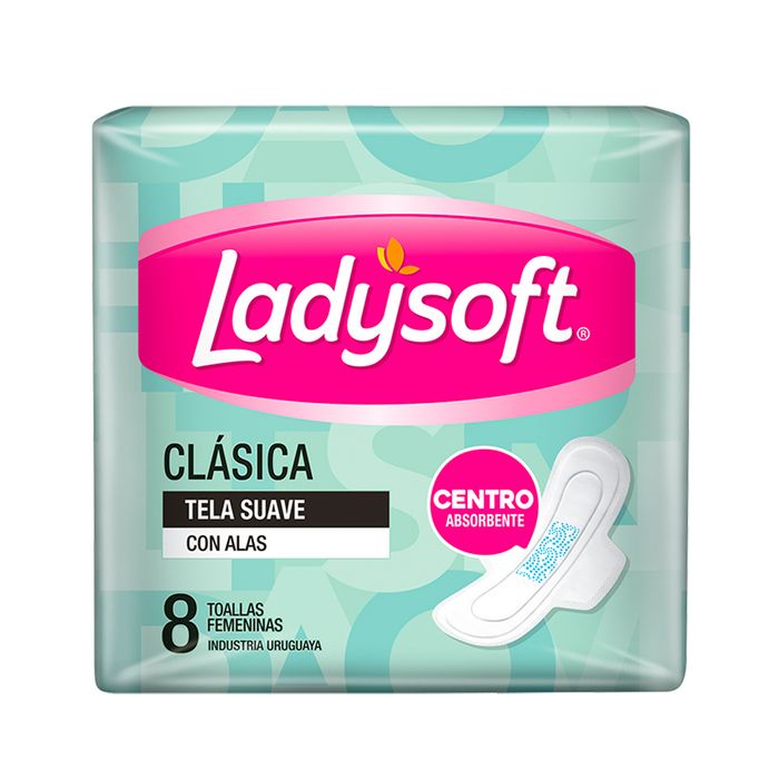 Toalla-Femenina-Ladysoft-Basica-con-Alas-8-un. Toalla-Femenina-Ladysoft-Basica-con-Alas-8-un.