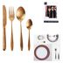 Set-cubiertos-16-piezas-acero-inoxidable-color-cobre