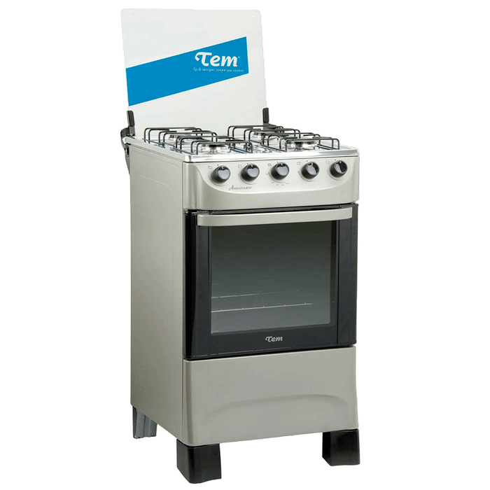 Cocina-TEM-aniversario-silver-horno-a-gas