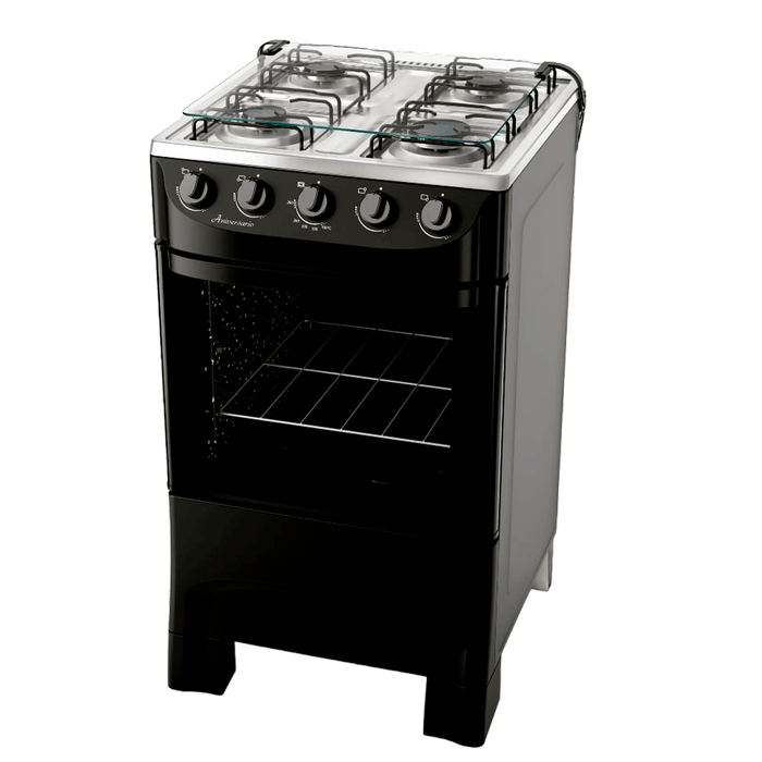 Cocina-TEM-Mod.-Aniversario-a-gas-negra Cocina-TEM-Mod.-Aniversario-a-gas-negra