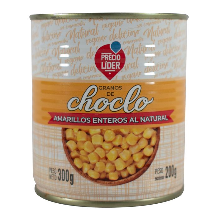 Choclo-en-grano-PRECIO-LIDER-300-g Choclo-en-grano-PRECIO-LIDER-300-g