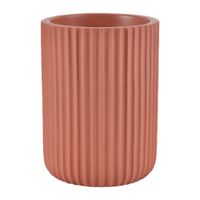 Vaso-Baño-estriado-poliresina-terracota