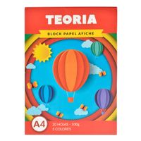 Block-papel-afiche-TEORIA--20-hojas-de-colores-A4-120g