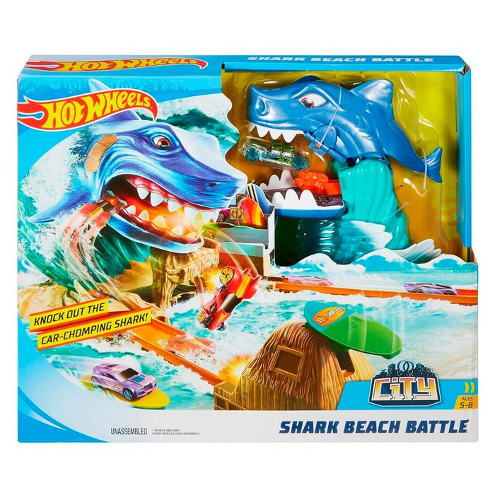 HOT-WHEELS-batalla-en-playa-tiburon