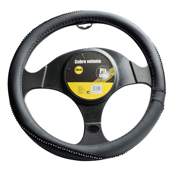 Cubre-volante-negro-P-T-STOP