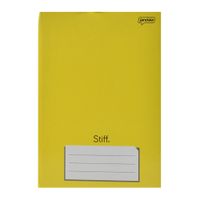 Cuaderno-lomo-cosido-tapa-dura-lisa-96H-Amarilla