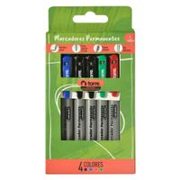 Marcador-permanente-TORRE-retractil-5-un.-4-colores