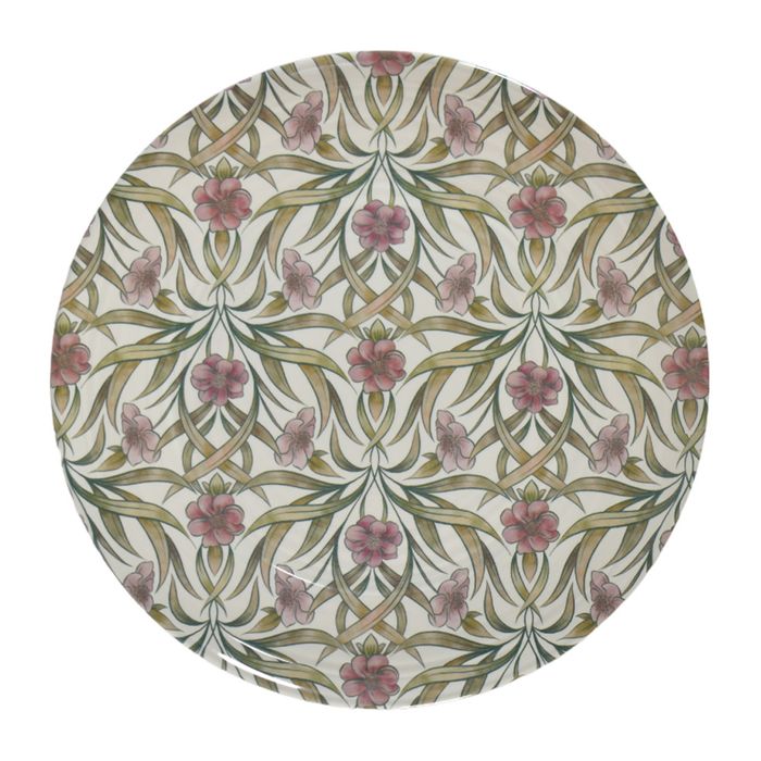 Plato-llano-melamina-267-cm-Flores-crema-essex Plato-llano-melamina-267-cm-Flores-crema-essex