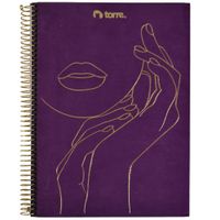 Cuadernola-TORRE-Velvet-con-espiral-dorado-120-hojas-7-mm