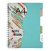 Cuadernola-A4-tapa-plastica-doble-espiral-100H