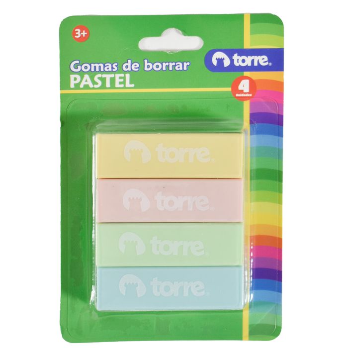 Goma-de-borrar-TORRE-colores-pastel-4-unidades