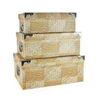 Set-de-3-cajas-de-carton-diseño-Lana-beige