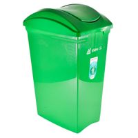 Basurero-selectivo-verde-40-L