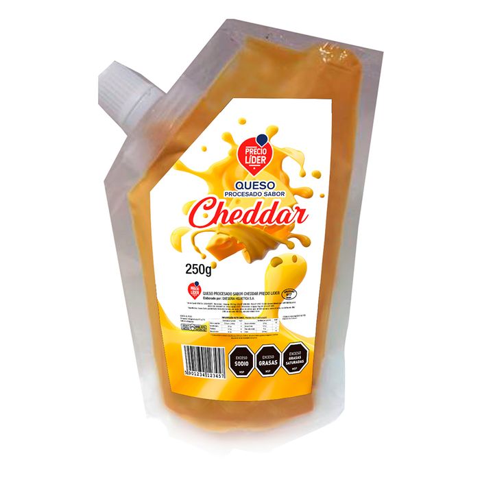 Queso-sabor-cheddar-PRECIO-LIDER-250-g