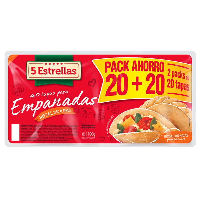 Pack-40-tapas-de-empanadas-5-ESTRELLAS-1.1-Kg Pack-40-tapas-de-empanadas-5-ESTRELLAS-1.1-Kg