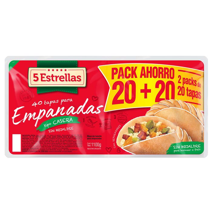 Pack-40-tapas-de-empanadas-caseras-5-ESTRELLAS-1.1-Kg Pack-40-tapas-de-empanadas-caseras-5-ESTRELLAS-1.1-Kg