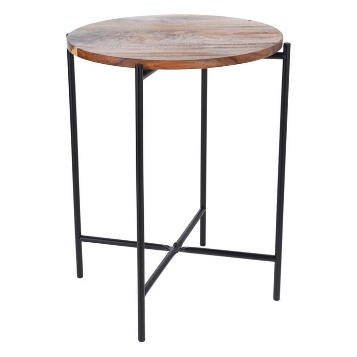 Mesa-auxiliar-de-madera-de-acacia-y-metal-41x55x50-cm Mesa-auxiliar-de-madera-de-acacia-y-metal-41x55x50-cm