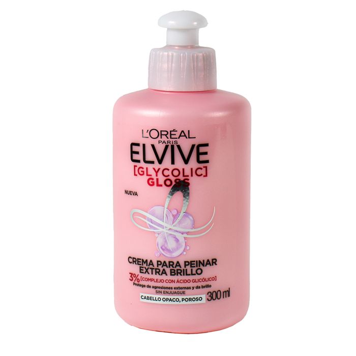 Crema-de-Peinar-ELVIVE-Glyco-Gloss-300-ml Crema-de-Peinar-ELVIVE-Glyco-Gloss-300-ml