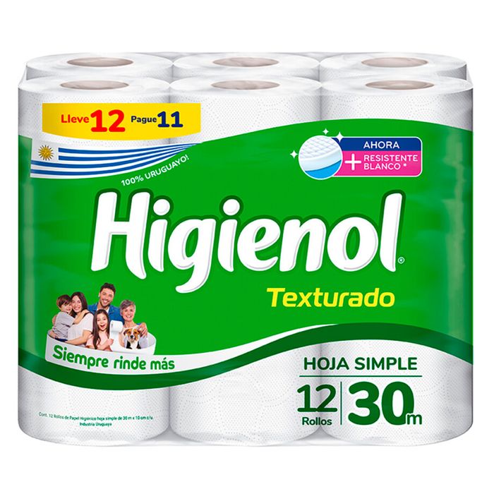 Papel-higienico-HIGIENOL-texturado-30-mts-paquete-12-unidades