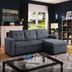 Sofa-cama-2-plazas-gris-oscuro-con-cheslon