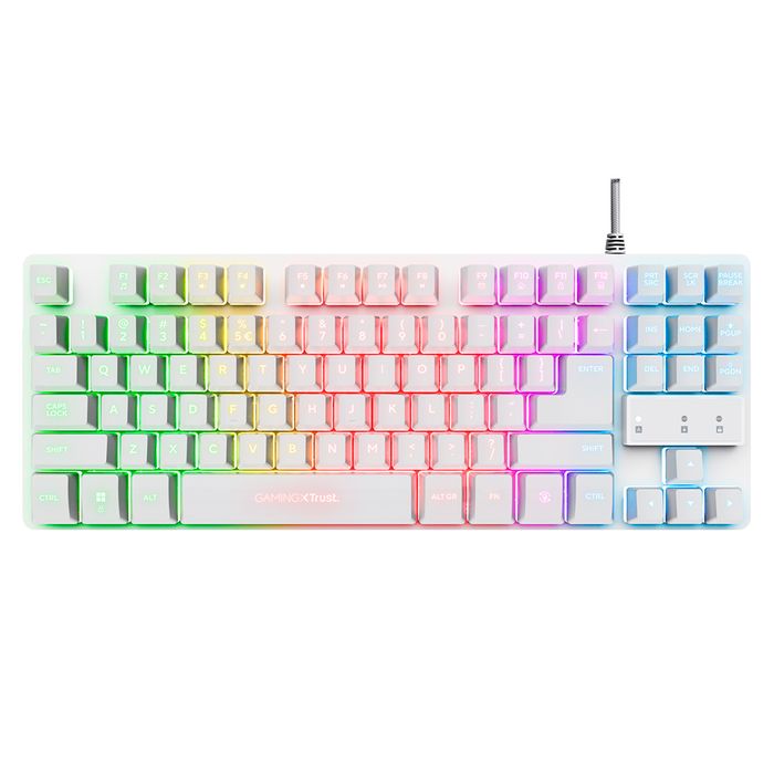 Teclado-Gaming-TRUST-Thado-GXT833-iluminacion-tkl-blanco