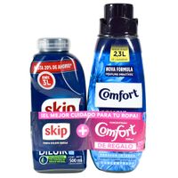 Pack-detergente-liquido-SKIP-500-cc-suavizante-comfort