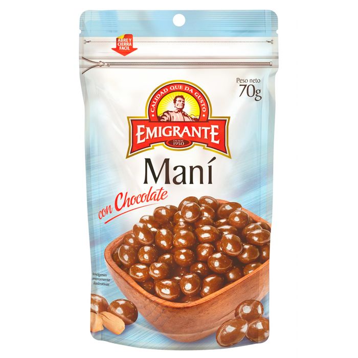 Mani-con-Chocolate-EMIGRANTE-70-g Mani-con-Chocolate-EMIGRANTE-70-g